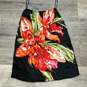 Giorgio Fiorline Satin Flower Skirt